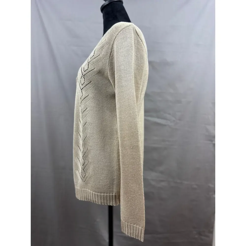 Sidney Gould Vintage Granny Long Sleeve Crochet Knit Button Cardigan Sweater - Picture 3 of 6